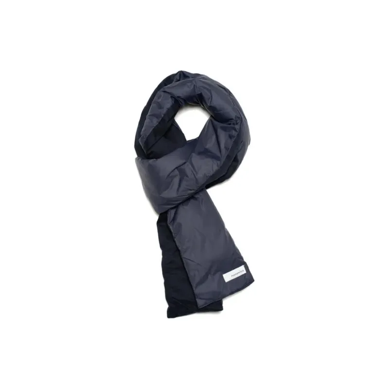 Nanamica Cotton Knit Scarves Unisex Marine Blue-0
