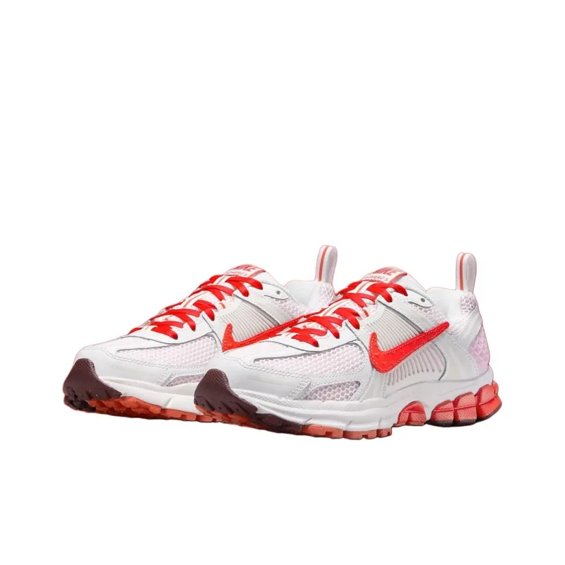 Nike Air Zoom Vomero 5 Abrasion Resistant Low Top Kids' Running Shoes White Red Unisex-2