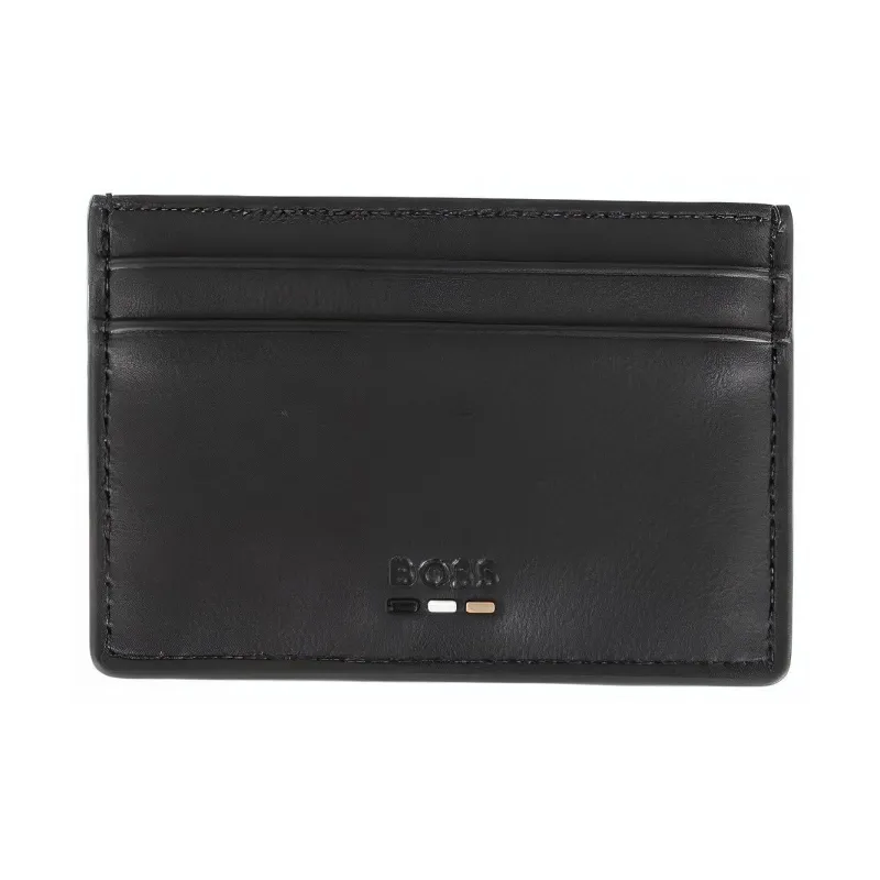 HUGO BOSS Polyurethane Card Holder Men's Black-0