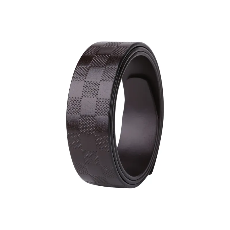 CATELLES Top Grain Cow Leather Headless Belt Men's 3/3.5/3.8CM-1