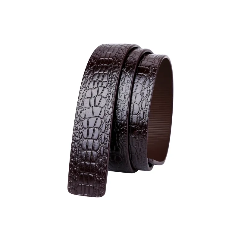 CATELLES Top Grain Cow Leather Leather Belts Men's Black/Coffee 3.5cm-6