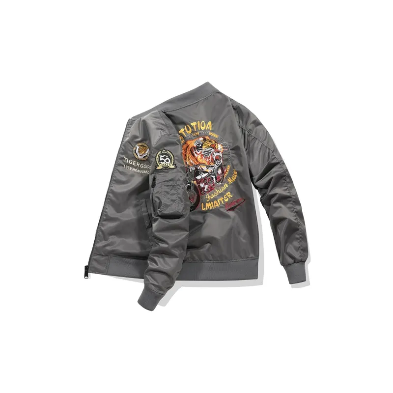 TREK&TRAVEL Baseball Jacket Men's-8