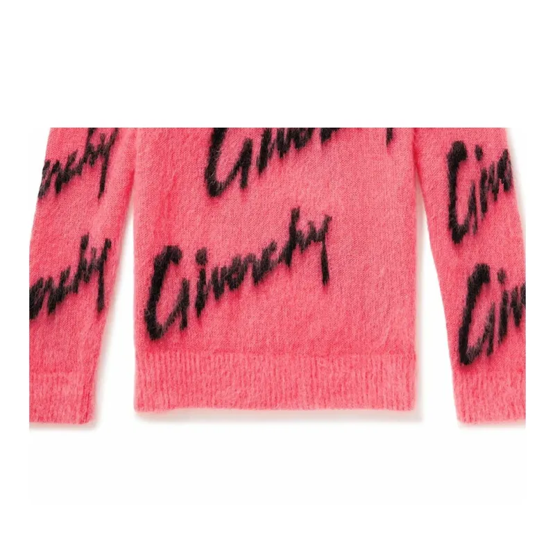 Givenchy Intarsia Mohair Crewneck-5