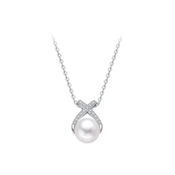 Royal Dragon Mirror Freshwater Pearl Necklaces Women's