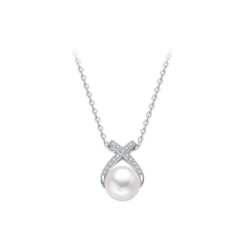 Royal Dragon Mirror Freshwater Pearl Necklaces Women's