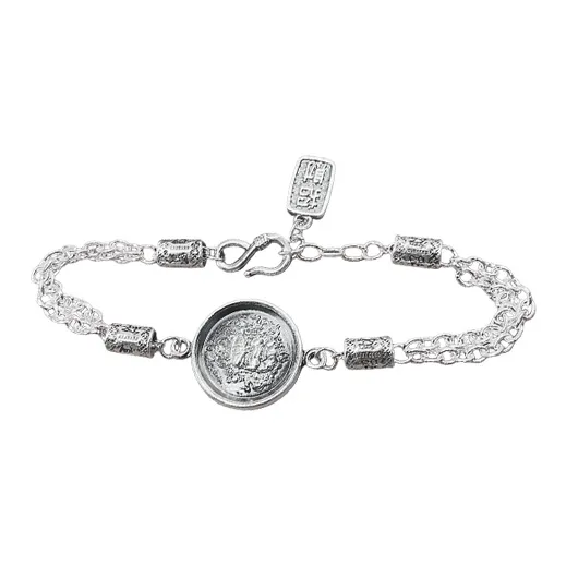 RURA S999 Fine Silver Bracelets Unisex Silver-0