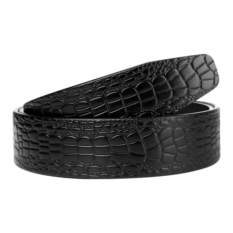 CATELLES Top Grain Cow Leather Leather Belts Men's Black/Coffee 3.5cm-4