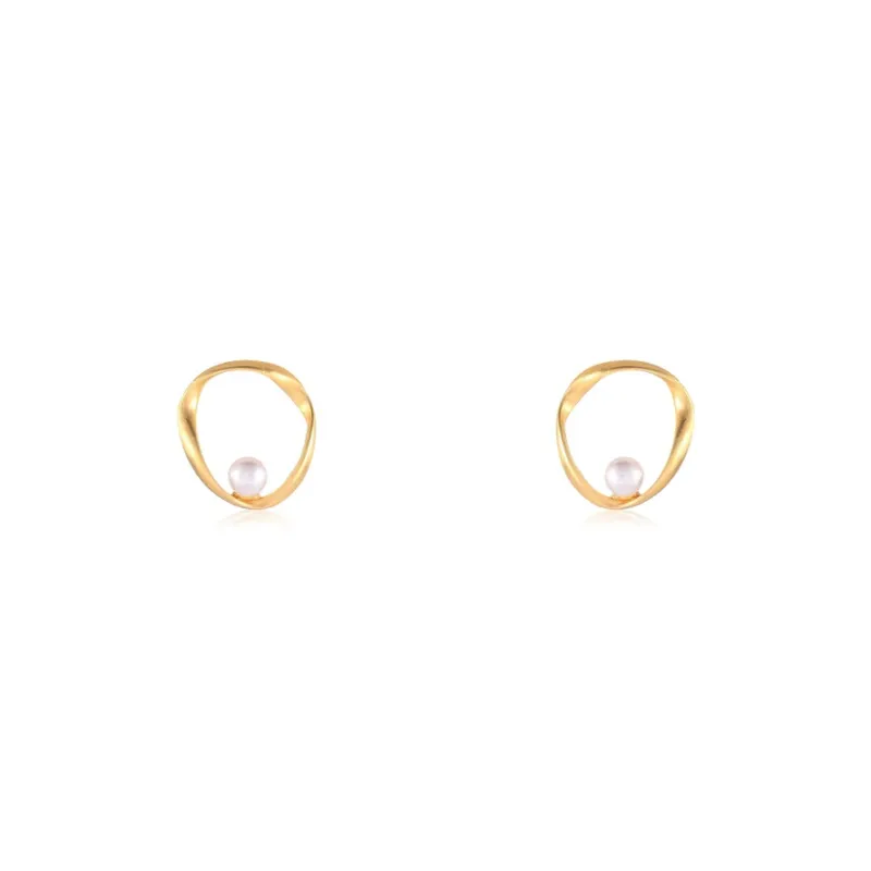BHI Alloy Stud Earrings Women's-0