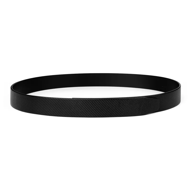 CATELLES Top Grain Cow Leather Headless Belt Men's 3.5cm-4