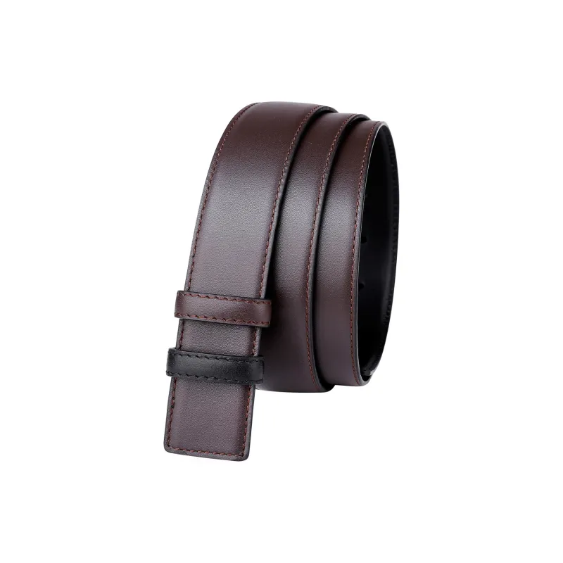 CATELLES Top Grain Cow Leather Headless Belt Men's 3.5cm-12