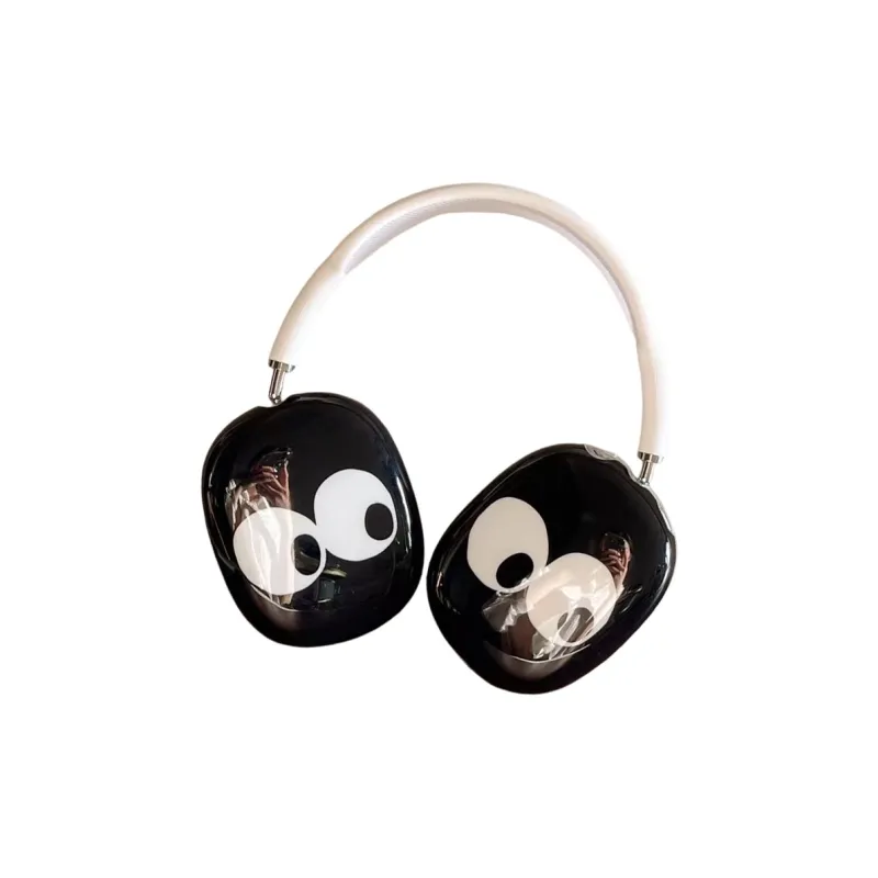 BZZOKI Compatibility Airpods Ma Silicone Creative Trendy Black Coal Ball Cartoon Cool Card Individual Headphone Cases-2