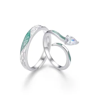 Old Fu Gold S925 Silver Rings Unisex