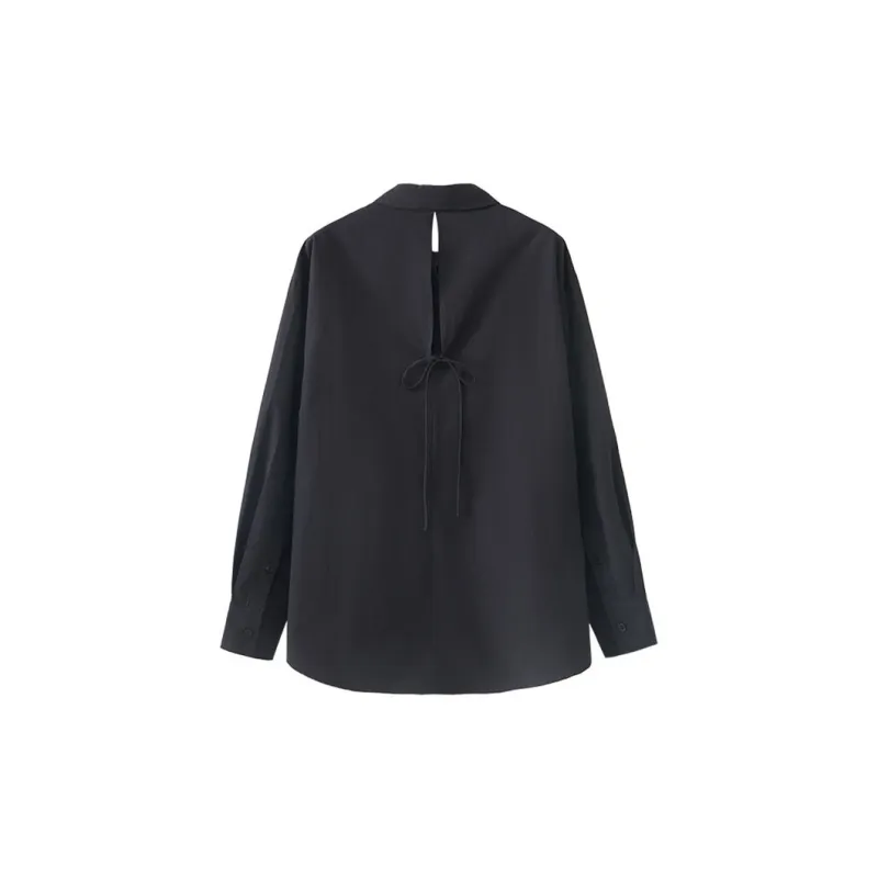 CHARM PICK Shirts Women's Black-1