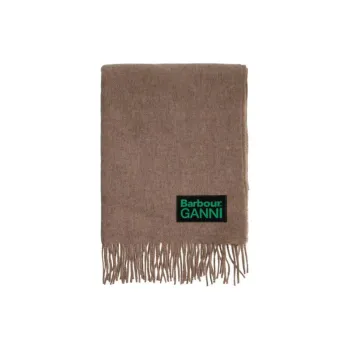 BARBOUR X Ganni Fringed Scarf