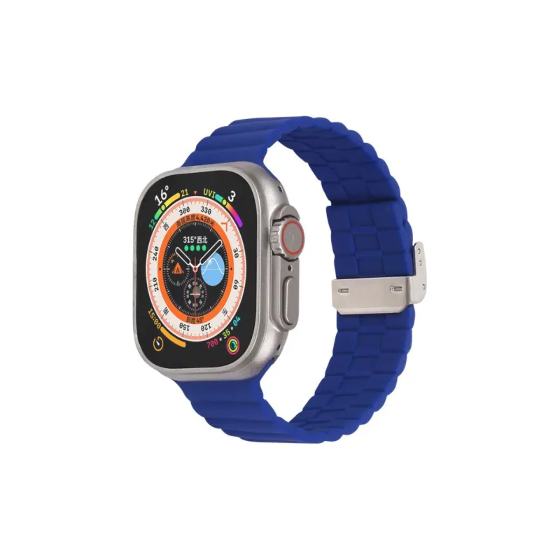 Cuttlefish Grid Watch Band Apple Compatibility Silicone Material-6
