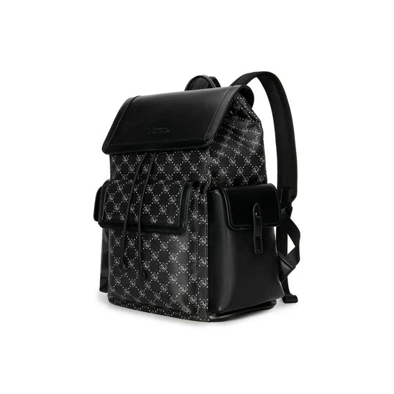 SWISS MILITARY PVC Backpack Laptop Bag Backpack Regular Men's Black-4
