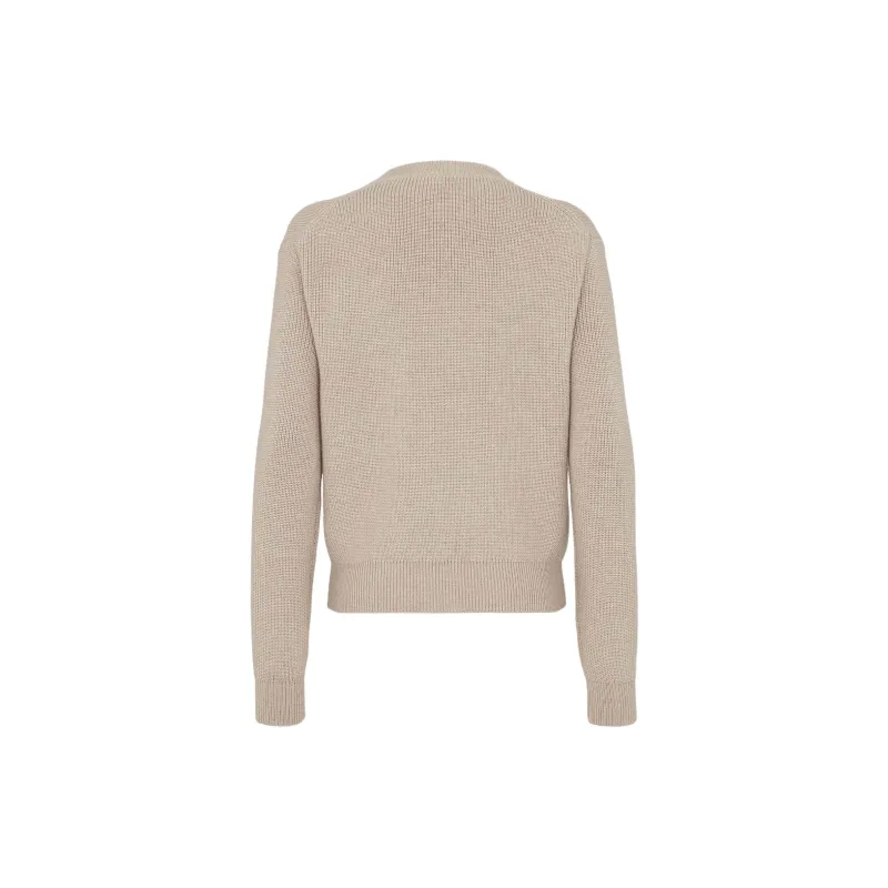 FENDI Asymmetric Zipped Ribbed Knit Jumper-1