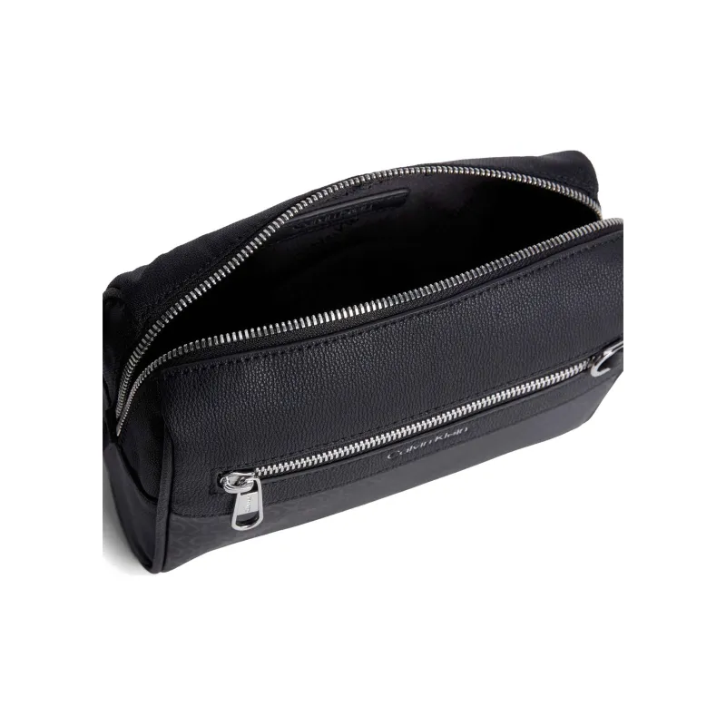 CALVIN KLEIN Recycled Polyester Toiletry Bags Storage Bags Men's Black-3