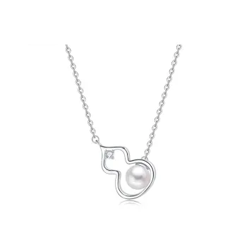 Royal Dragon Mirror Freshwater Pearl Necklaces Women's