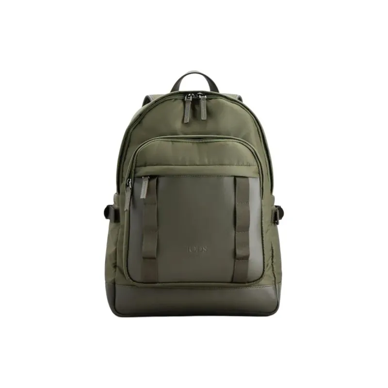 TOD'S Nylon Backpack Medium Size Men's Green-0