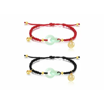 Muyan Alloy Bound Blessing Bracelet Unisex