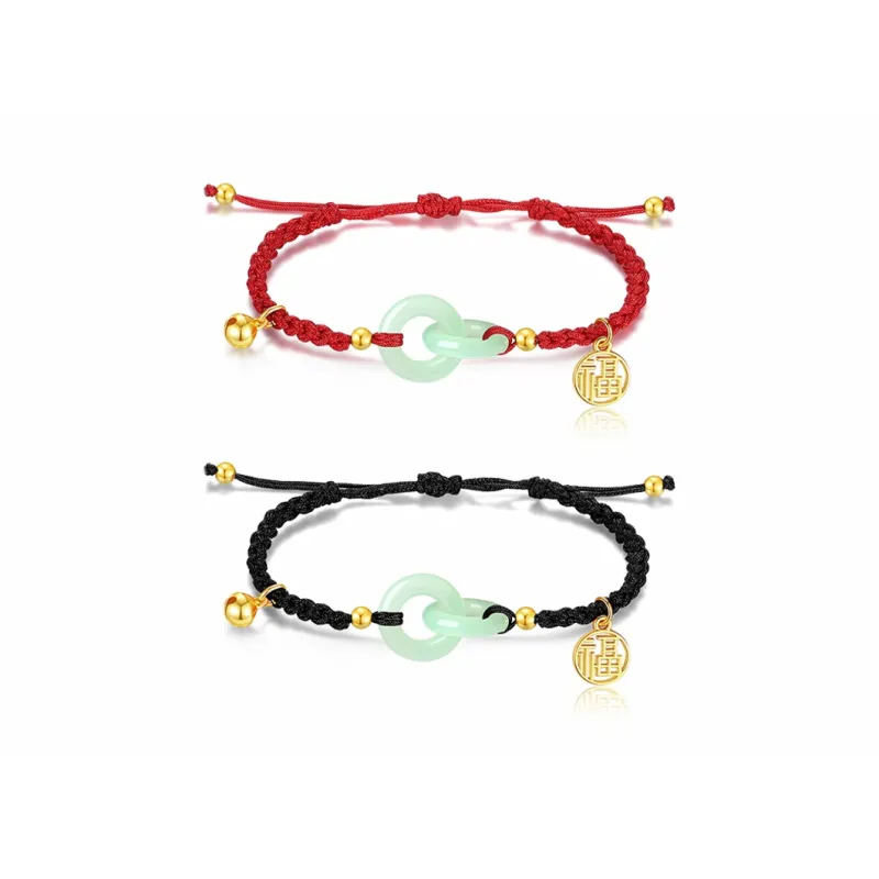 Muyan Alloy Bound Blessing Bracelet Unisex-2