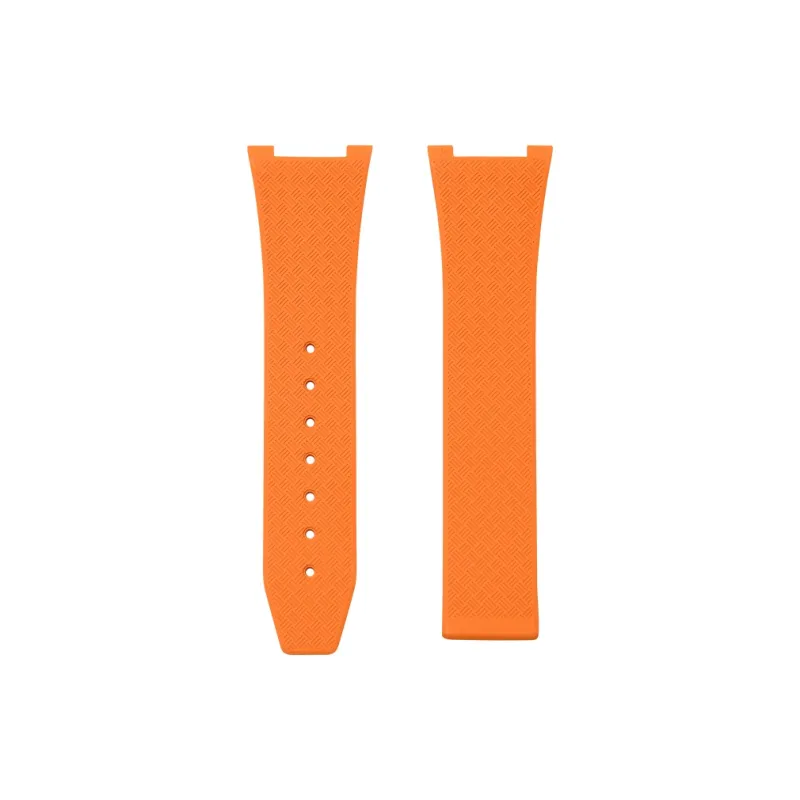 VAGENARI Watch Bands Watch Bands Rubber Strap Compatibility For OMEGA Constellation Collection 41mm Buckle Style Unisex-16