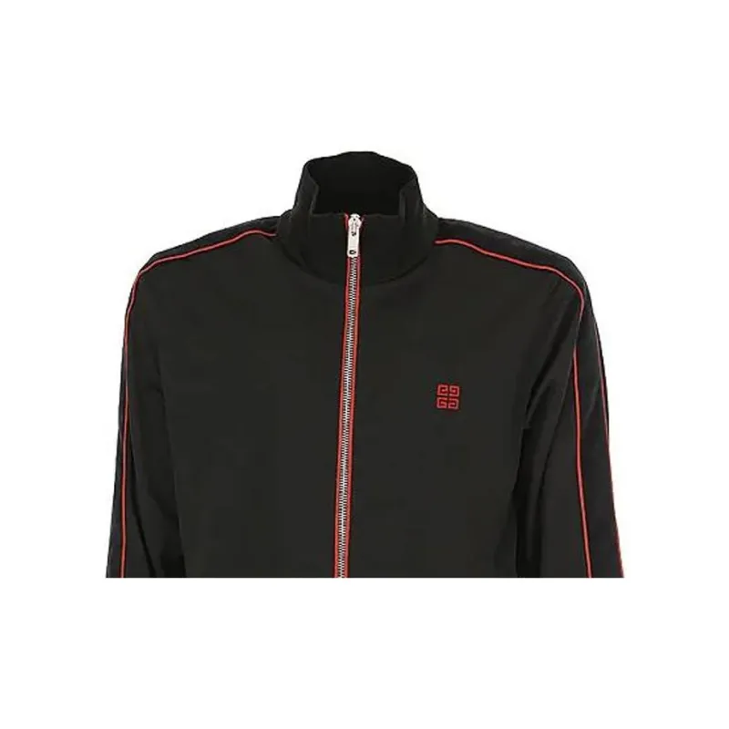 Givenchy Jackets Men Black Red-4