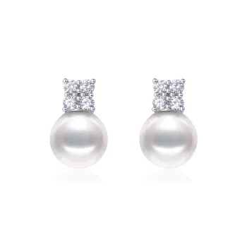 MARIANNY Saltwater Pearl Stud Earrings Women's