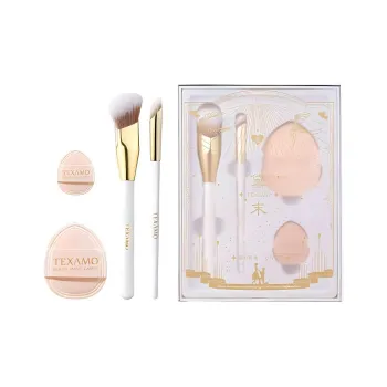 Texamo Star Wish Base Makeup Box Make up Tools Portable Soft Four Piece Set