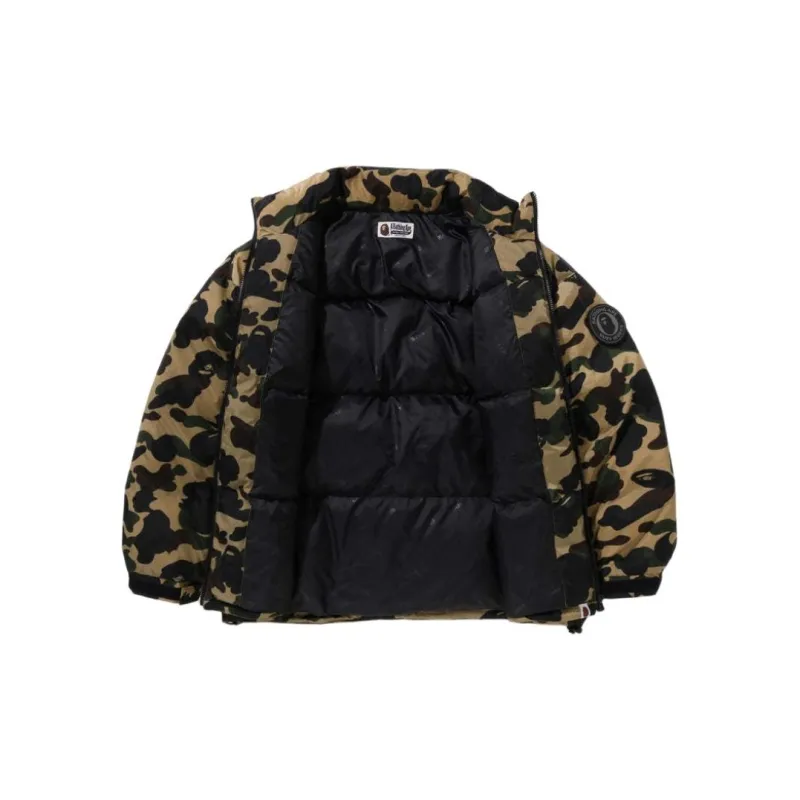 A BATHING APE 1st Camo Reversible Down Jacket-5