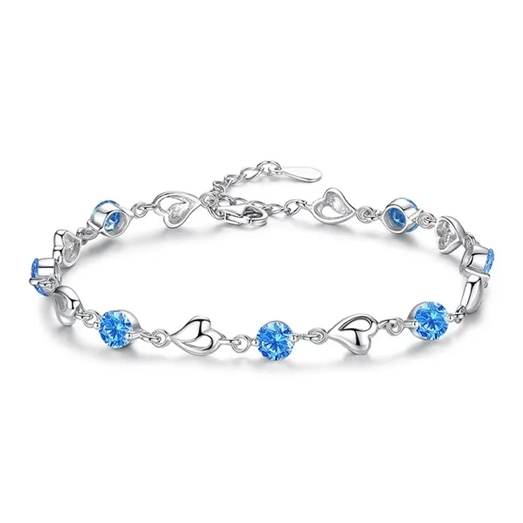 MISS TOOYA Sterling Silver Bracelets Women's-5