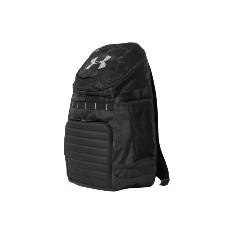 Under Armour Polyester Backpack Regular Men's Black Print-1