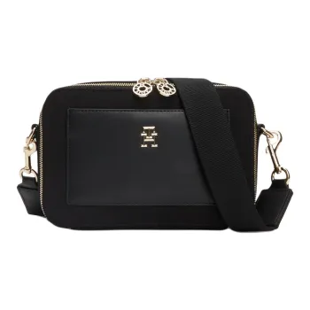 Tommy Hilfiger Polyester Crossbody Bag Shoulder Bag Regular Women's Black