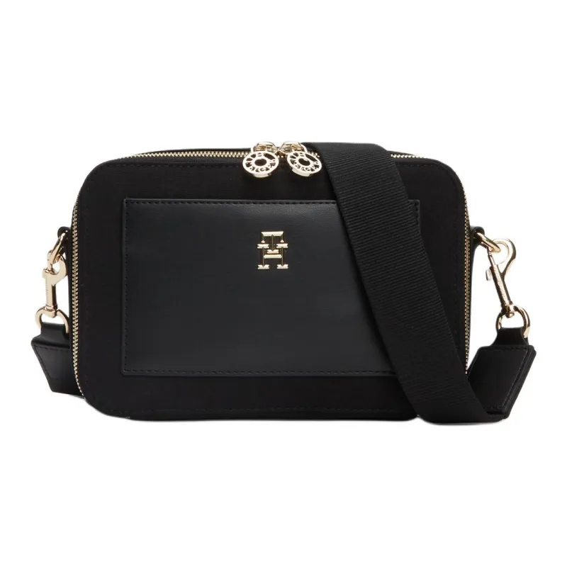 Tommy Hilfiger Polyester Crossbody Bag, Shoulder Bag Regular Women's Black-0
