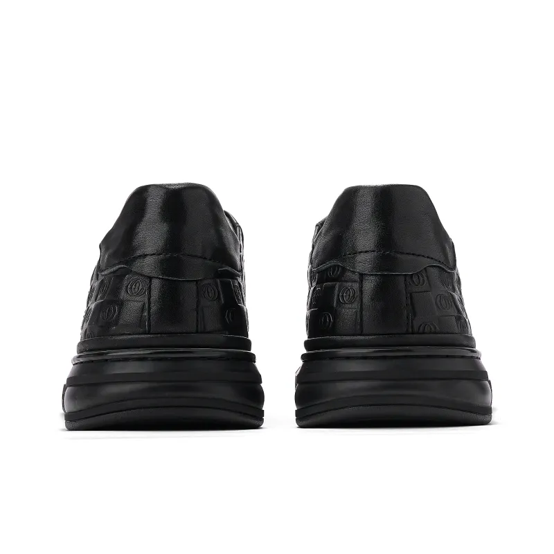 ZRO Skateboard Shoes Men Low Top Black/White-9