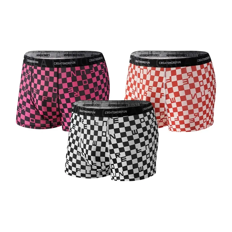 Qiao Ni Tong Underpants Men's 3 Pack-4