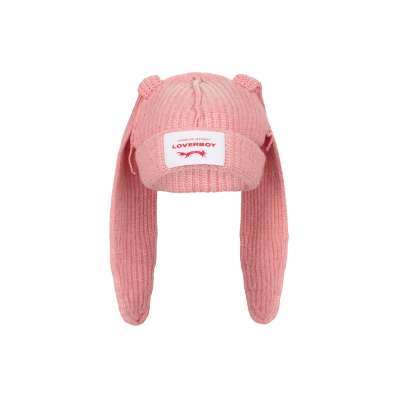CHARLES JEFFREY Loverboy Chunky Rabbit Cotton Beanie-3