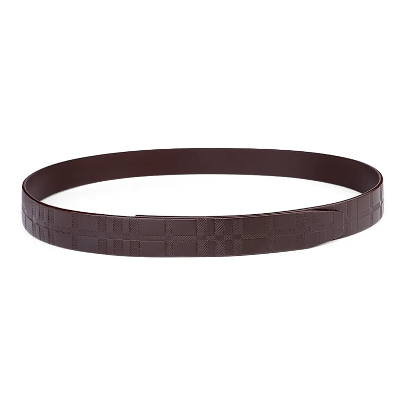 CATELLES Top Grain Cow Leather Headless Belt Men's 3.5cm-10