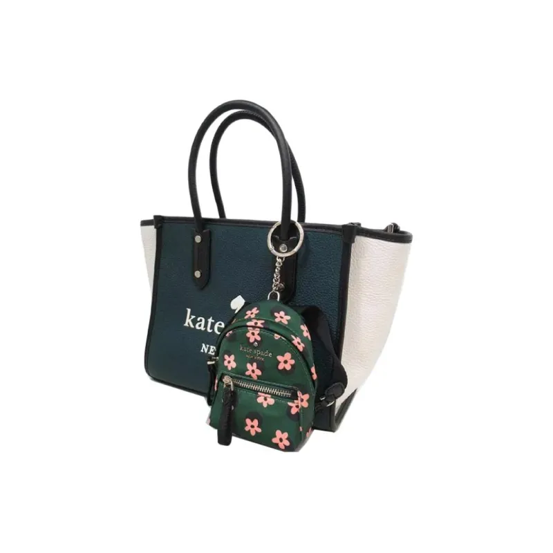 Kate Spade Chelsea Polyester Keychain Coin Purse Charm Bag Accessory Women's Green-4
