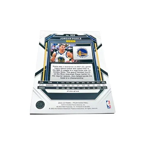 PANINI NBA Player Character Jordan Poole, Basketball Card, Card Quality Universal Sports Cards 1 Pc-1
