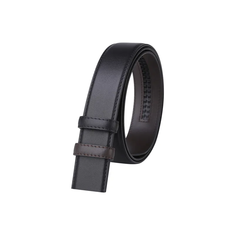 CATELLES Top Grain Cow Leather Headless Belt Men's 3.5cm-0