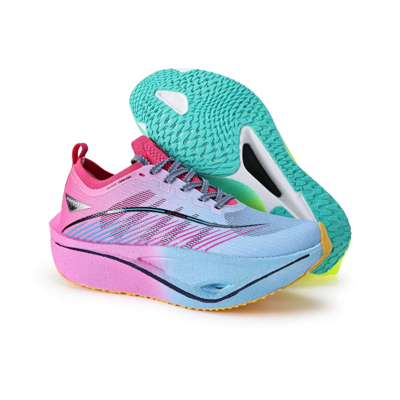 Xiangpao Low Top Running Shoes Unisex Mismatched Color Spring Waves Under The Bridge-5