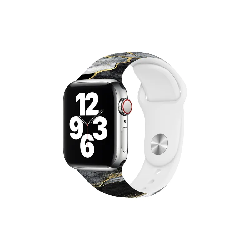 ZHENGGUANG Watch Band Apple Compatibility Silicone Material-4