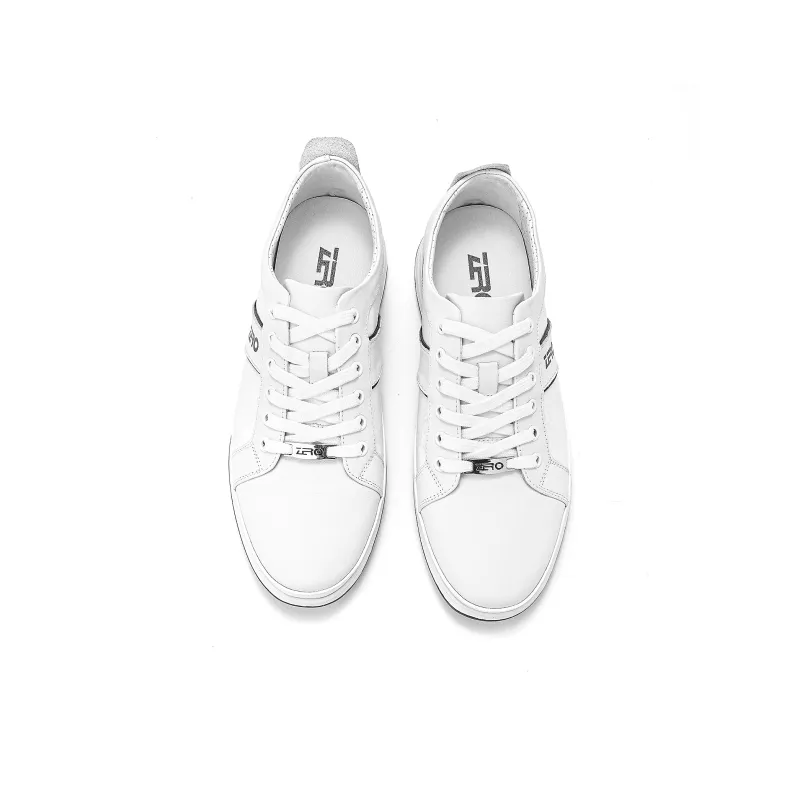 ZRO Skateboard Shoes Men Low Top White/Black-4