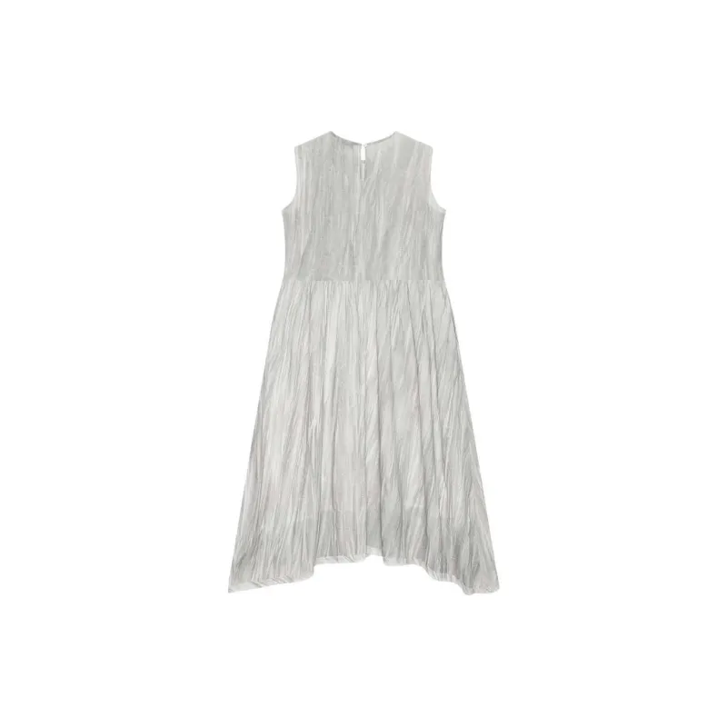 DKNY SS24 Sleeveless Dress Women's Gray-1
