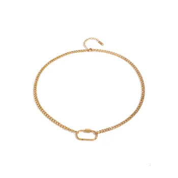 Leticia Ponti Stainless Steel Necklaces Women's