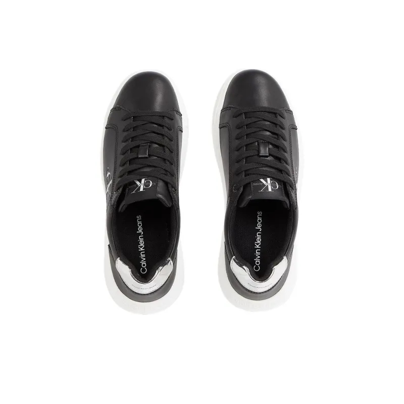 CALVIN KLEIN Low Top Skateboard Shoes Women's Black-2