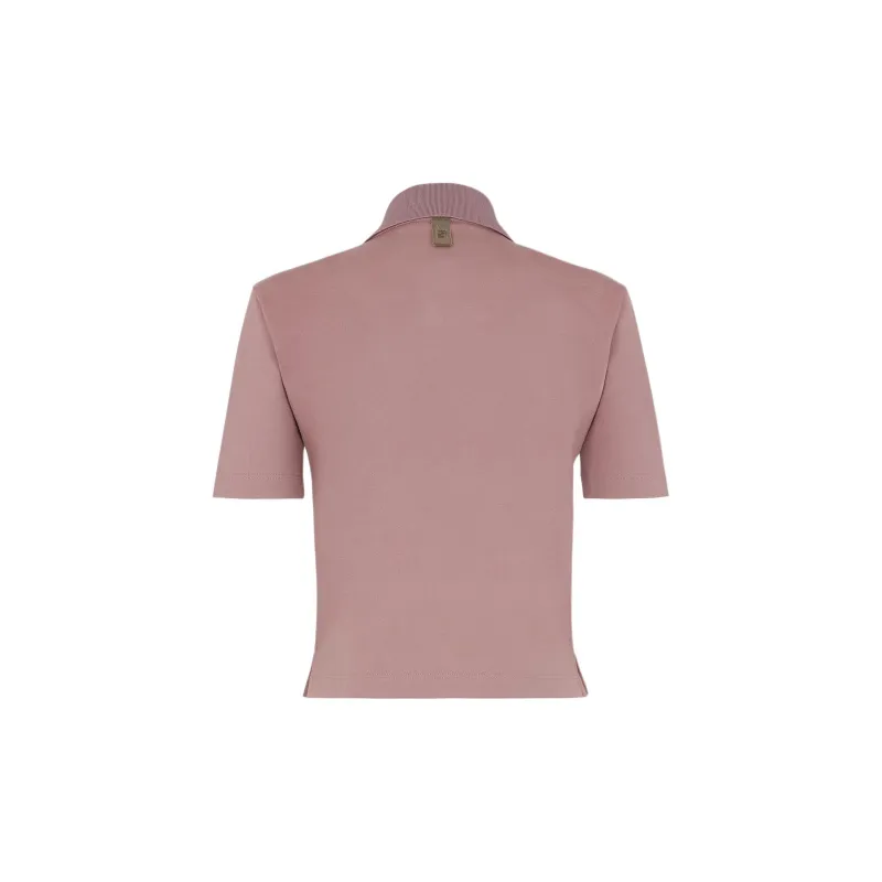 FENDI Logo appliqué Polo Top-1
