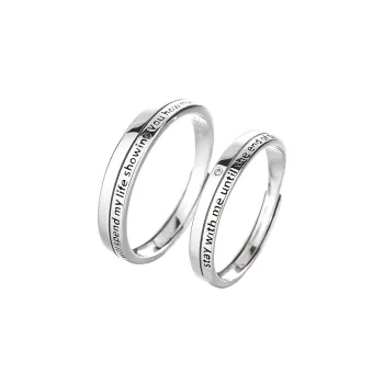 Xiaoyinjiang 999 Fine Silver Rings Unisex